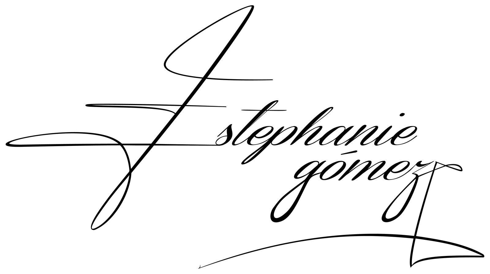 Logo-firma de Estephanie Gómez